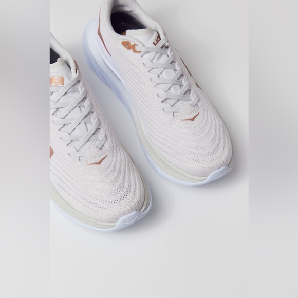 HOKA ONE ONE® Mach 5 Running Shoe White Copper Size 9B - Picture 4 of 13